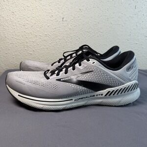 Brooks Adrenaline GTS 22 Running Shoes Mens Size 14 B Narrow Gray Black